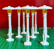 NEU - Lego Straßenlaterne Laterne Lampe weiß transparent gelb 11062 3626 3960