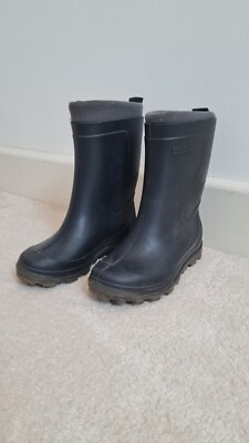 Decathlon Solognac Warm Fleece Wellies Kids Size 9/10 UK