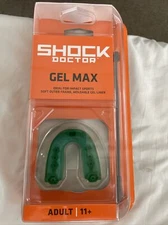 Shock Doctor Gel Max Mouthguard Adult 11+ Free Shipping!