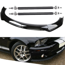 Front Bumper Lip Body Kit Spoiler Splitter Glossy Black For Ford 05-09 Mustang