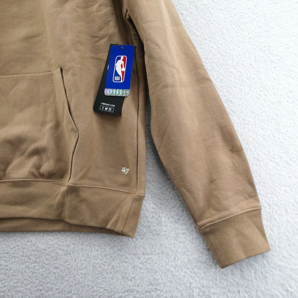 芝加哥公牛队连帽衫男式中号 47 品牌米色套衫运动衫篮球 — 第 4/4 张图片