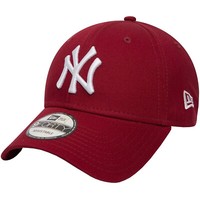 Cap Herren, New Era 9FORTY New York Yankees Mlb League Essential Cap, Dunkelrot