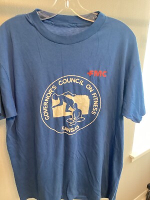 80s LRG VTG FMC Council Fitness Kansas single stitch soft thin t-shirt