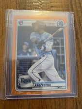 2020 Randy Arozarena Bowman Chrome /25 RC Tampa Bay Rookie Card