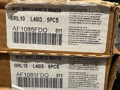 Florida - Brilliance White- 9 Ct. Square Porcelain Mosaic Tile Sheets -12'' x 12''