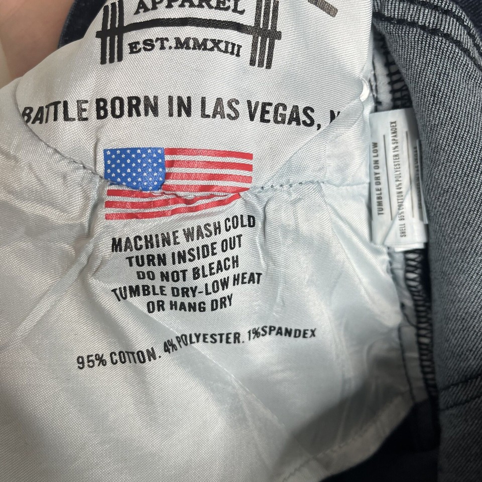 Barbell Apparel Skinny Jeans Womens 29L Long Dark Wash Blue Mid Rise