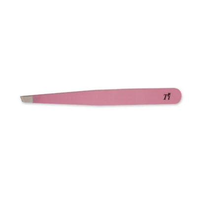 TRI Professional Slanted Broad Head tweezers Pink,Pink/white,blue,blue/white,Pur