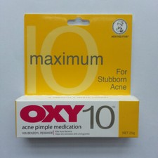 2x 25g OXY10 Mentholatum Acne Pimple Medication Cream FREE Shipping