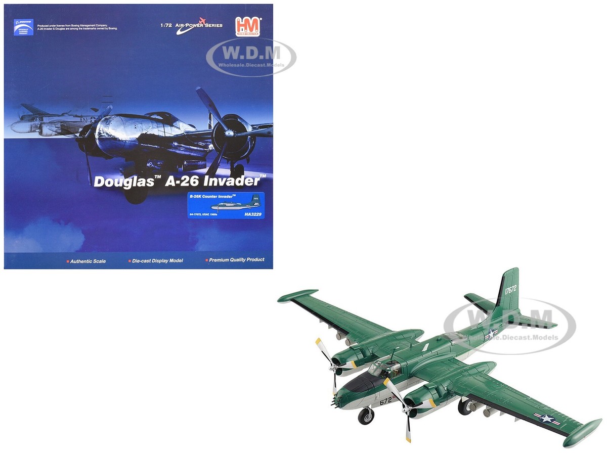 ホビーマスター 1/72 B-26K Counter Invader B-26K Counter Invader 1:72 Diecast Model - Hobby Master HM
