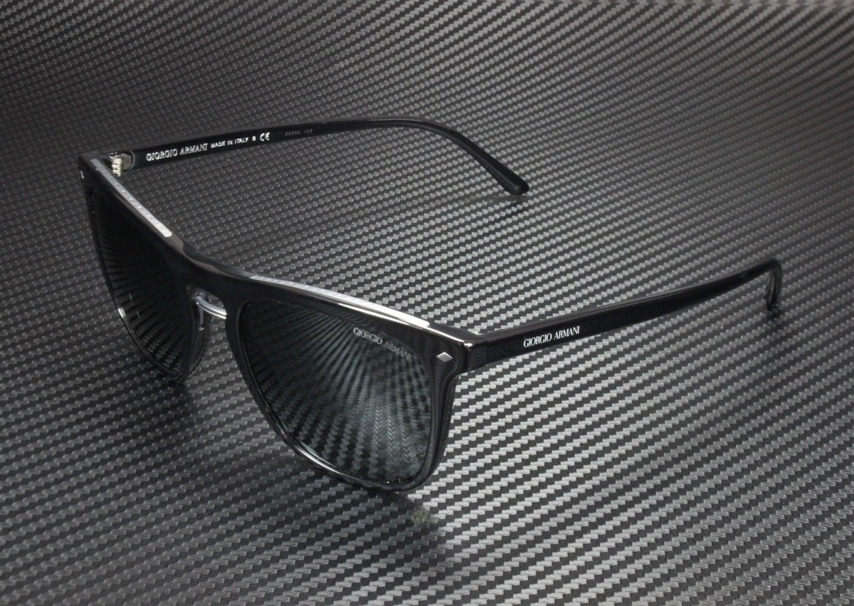 GIORGIO ARMANI AR8107 5017R5 53 Black Blue 53 mm Men s Sunglasses