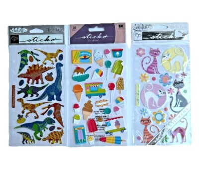 Sticko Stickers Many Themes You Pick Some Hard to Find NEW