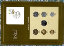 Coin Sets of All Nations Italy 1981-1987 UNC 500,50 Lire 1987 16.8.88