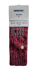 BIRKENSTOCK KIDS ABS TWIST HUSH Red COTTON GIRLS Socks C9-C11 EU 27-29 UK 9-11