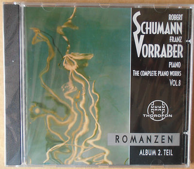Robert Schumann - The Complete Piano Works Vol.8 - Franz Vorraber - CD neu & OVP