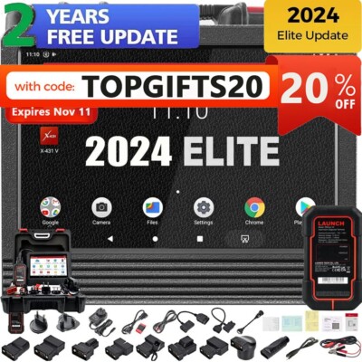 2025 X431 V PRO 5 OBD2 Bidirectional Scanner Full System Diagnostic ECU Coding