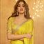 thumbnail 1 - Indian Bollywood Moss chiffon Saree Blouse designs wedding party wear sari best