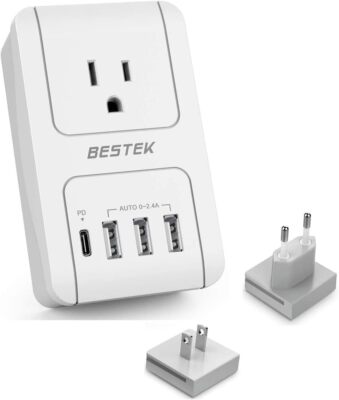 BESTEK International Travel Adapter, 3000W Converter Adapter white02 