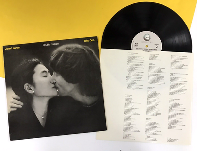 2x JOHN LENNON YOKO ONO LPs: Double F-1980/Milk & Honey-1984 +