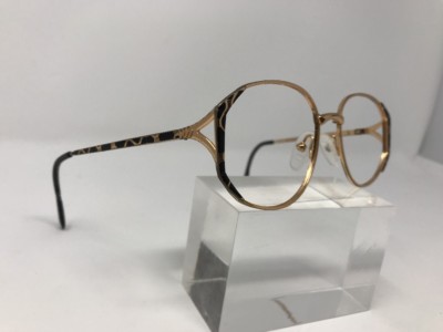 Marco Polo Eyeglasses Italy Premier 1288 Gold Metal 54-18-130 Full Rim I371