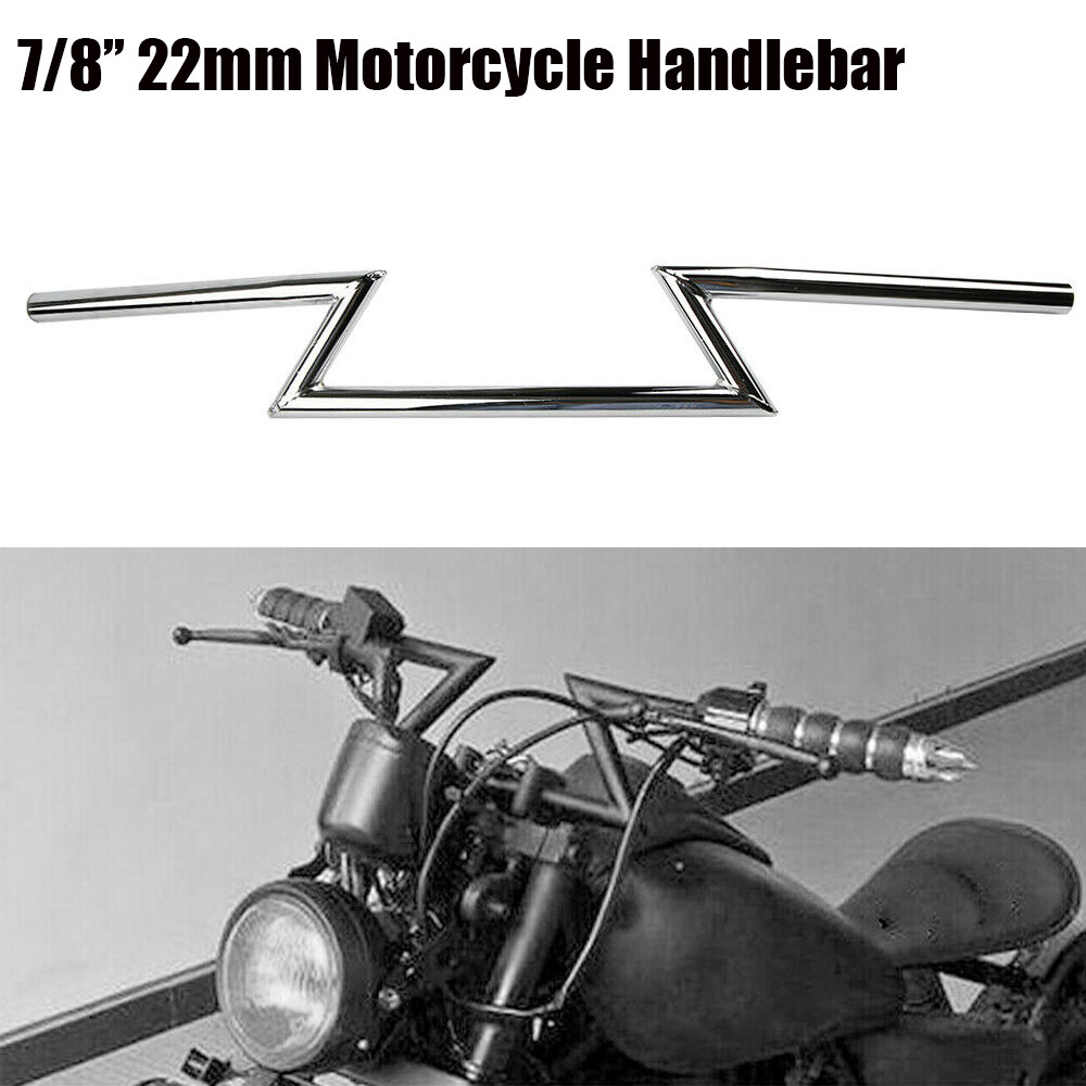 7/8" 22MM Drag Z Bar Handlebar For Harley Bobber Chopper For - Foto 5