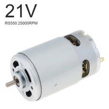RS550 DC Motor 21V 25000RPM Stainless Steel Micro Motor Replacement