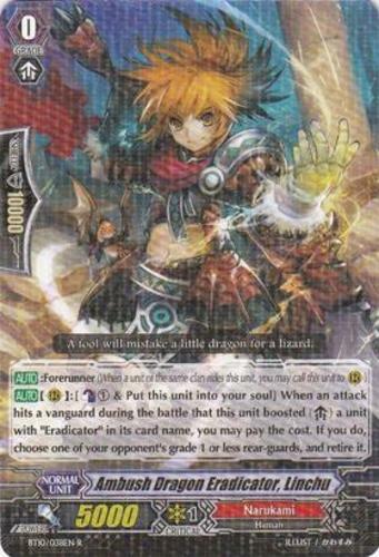 4 x Ambush Dragon Eradicator, Linchu - BT10/038EN - R Near Mint / Mint, English - Picture 1 of 1
