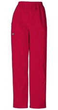 Cherokee Workwear Scrubs 4200 Pull On Cargo Pant RED in XS-XL sizes REDW