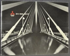 2015 Mitsubishi Brochure Lancer Evolution Mirage Montero Outlander Original