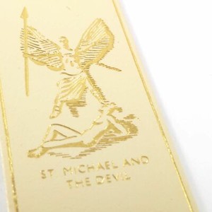 St Michael Cream The Devil Coventry Cathedral Prior To Destruction Bookmark