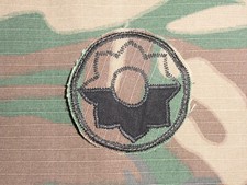 9th Infantry Div ERDL Camouflage Patch Vietnam ? Local in Country Handmade Patch