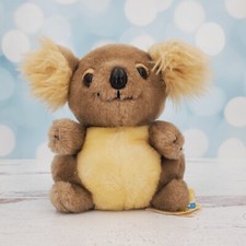 Vintage Dakin 8" Grey Koala Bear 1979 Ground Nutshells Stuffed Animal Plush