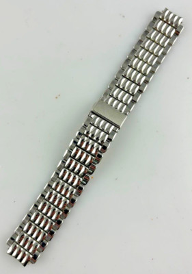 Seiko Uhrenarmband Unisex Edelstahl Deployant 12 mm Silber Japan
