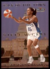 1999-00 HOOPS WNBA TALK OF THE TOWN NIKKI MCCRAY WASHINGTON MYSTICS #9 INSERT