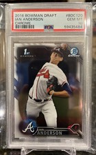 2016 Bowman Chrome Ian Anderson Rookie Atlanta Braves BDC120 PSA 10