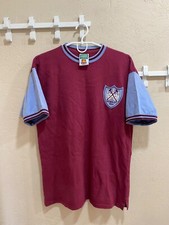 West Ham United 1964 Home Football Shirt Retro Score Draw Soccer Jersey Size M