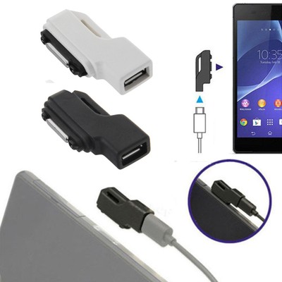 Micro Usb To Magnetic Charger Port Adapter Converter For Sony Xperia Z1 Z2 Z3 Ebay