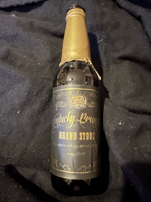 Empty Toppling Goliath Stout Bottle - KBBS 2014 - Kentucky brunch brand Stout