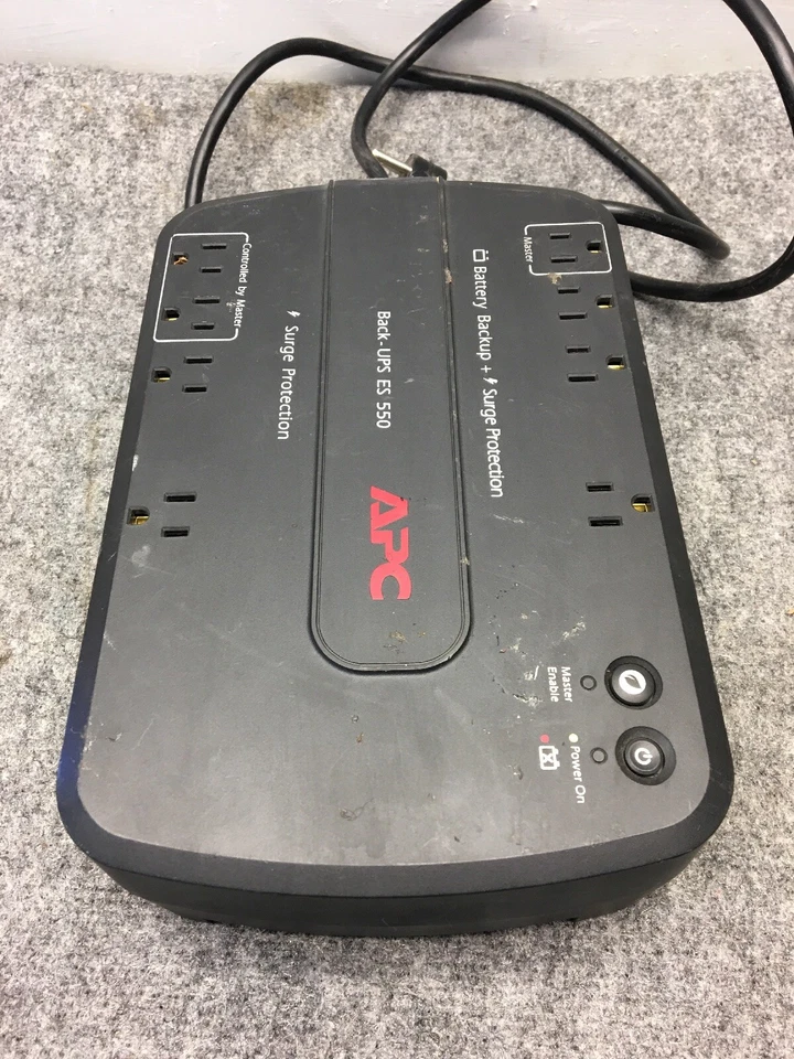 APC Back-UPS ES 550 BE550G 8-Outlet Battery Back Up Surge Protector, No Battery - Image 2 of 4