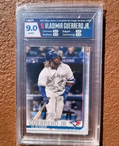 2019 TOPPS SERIES 2 VLADIMIR GUERRERO JR WHITE JERSEY RC #700 HGA 9