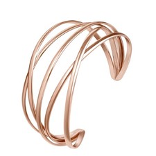 Twisted Cuff Bangle Bracelet for Women Trendy Multi-layer Wire Warp Bangle Br...