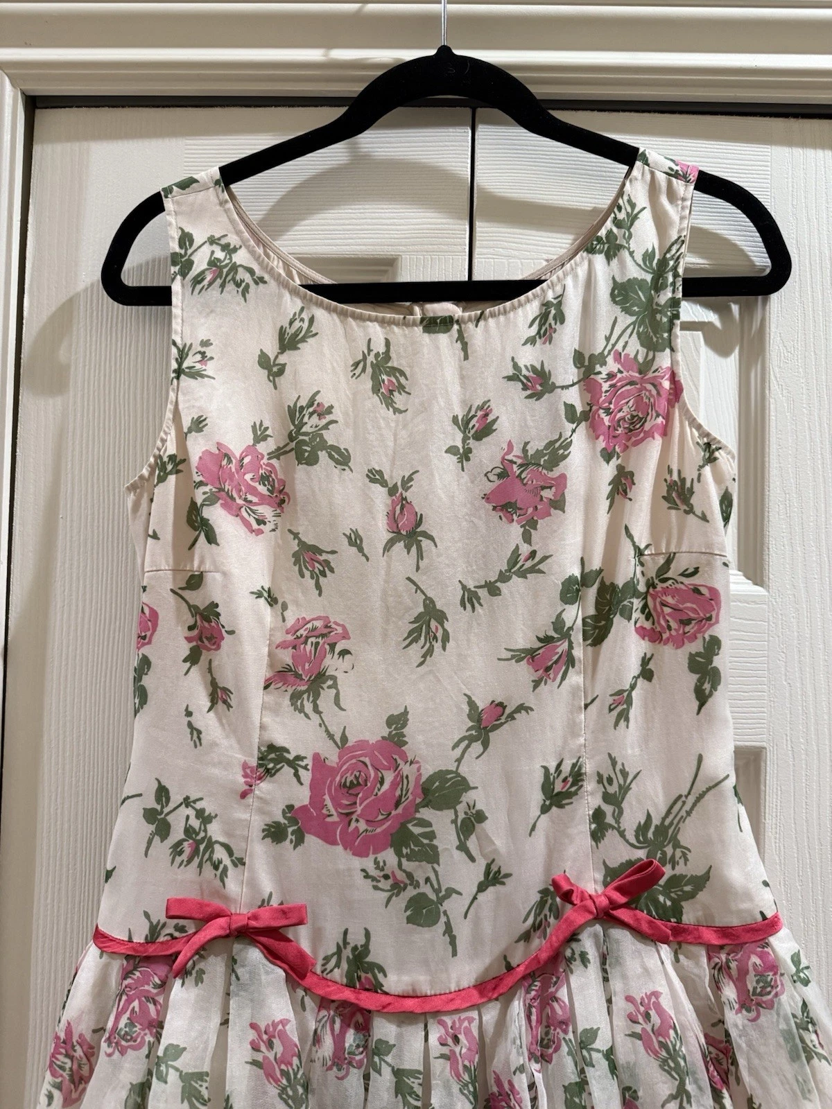 Abito da giardino rosso Valentino in seta maxi taglia 42