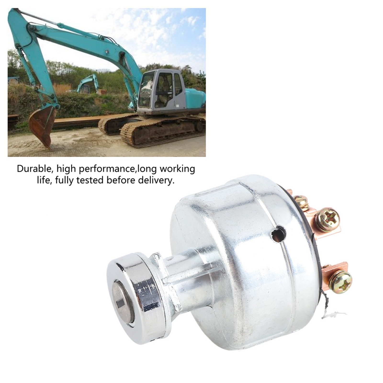 ⁺For Kobelco SK200-3 SK200-5 SK120-5 Ignition Starter Switch With 6 Terminal