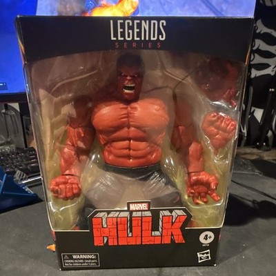 Hasbro Marvel Legends Series Red Hulk 8'' Figure open-box Target Exclusive