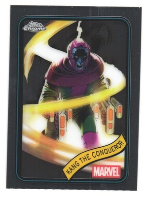 2025 Topps Chrome Marvel Trading Card  181 Kang the Conqueror