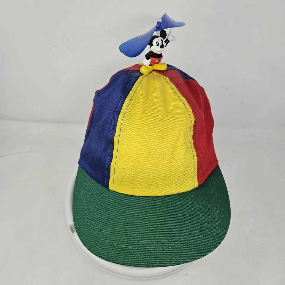 Gorra de Mickey Mouse de colección de Disney ajustada para hombre talla única multi hélice años 90 Foto 2 de 4