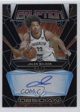 2023-24 Obsidian Rookie Eruption Electric Etch Blue /30 Jalen Wilson Auto 17d3