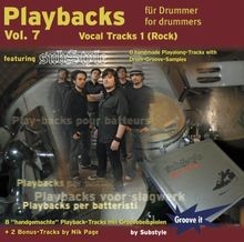 Playbacks für Drummer Vol.7 - Vocal Tracks 1 - featur... | CD | Zustand sehr gut