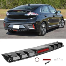 For Hyundai Ioniq 5 N Rear Bumper Spoiler Diffuser Trim Tail Light Carbon Fiber