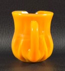 Boyd's Crystal Art Glass MINI PITCHER #21 APRICOT 12-11-79 Glows NOS — photo 6