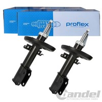 2X Proflex Gasdruck StoßDÄMpfer Vorne Passend FüR Renault Megane | PX5-FC315